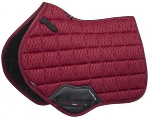LeMieux Saddle Pad Carbon Mesh Air Close Contact Square Mulberry Size Large - Picture 1 of 4