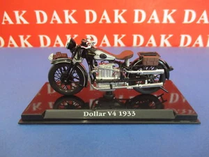 Die cast 1/24 Modellino Moto Dollar V4 1933 by Atlas - Foto 1 di 5
