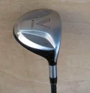 TAYLORMADE V-STEEL FAIRWAY 3 WOOD 15 DEGREE STIFF FLEX GRAPHITE SHAFT RH 3W - Picture 1 of 7