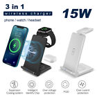 3in1 Wireless Charger Ladestation Für Apple Watch Air Pods iPhone 14 Pro Max 13