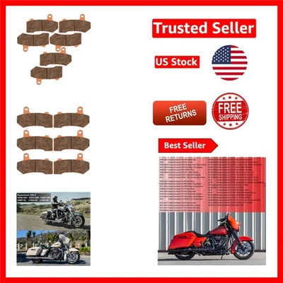 High-Performance Brake Pads for Harley Davidson Road King & Street Glide 08-22 Foto 1 de 4