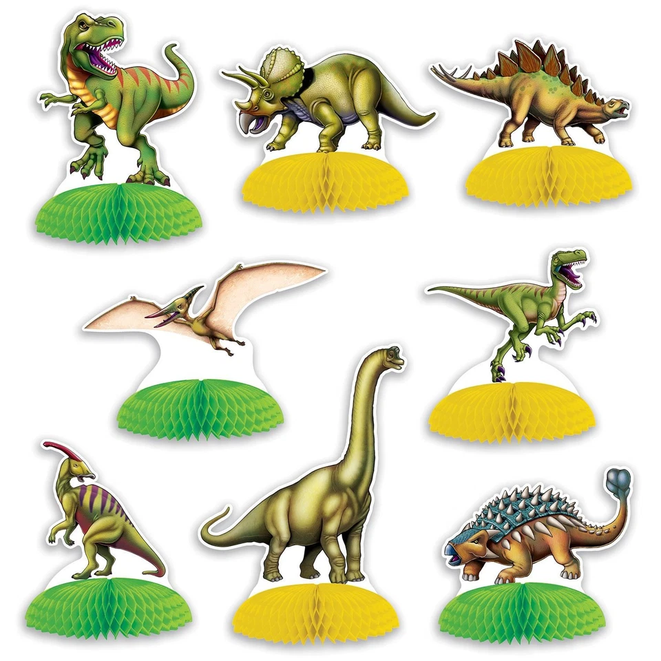 Beistle Dinosaur Mini Centerpieces - Dinosaurs | Party Supply | Decoration - Image 1 of 1