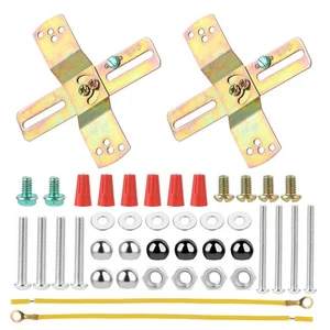 2 Sets Leuchtenhalterung, 4 Zoll - geformte Halterung 3282 - Bild 1 von 6