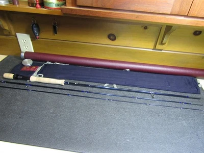 Hardy Brothers Ultralite Plus Fly Fishing Rod 9 ft. 3ps. 7 wt. Bag  Ex. Plus con - Image 1 of 4