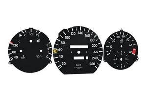 For Mercedes-Benz S Class W126 - Speedometer gauges from MPH to km/h - Picture 1 of 7