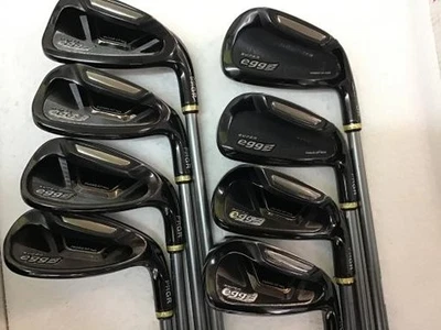 PRGR SUPER egg Iron Set 5-9+Pw+Aw+Sw+Asw egg Original Carbon Flex-R 9pcs - Image 1 of 4