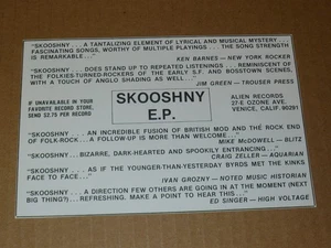 SKOOSHNY Alien Records PRINT AD kbd PSYCH Proto Punk 1978 - Bild 1 von 3