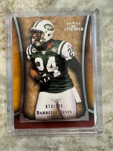 Darrelle Revis 2011 Topps Five Star Football Card #76 #74/129 New York Jets - Picture 1 of 4