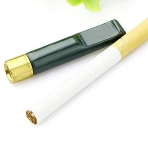 Hetian Jade Pfeife Natur Filter Mundstück Geschenk für Männer und Frauen - Bild 1 von 7