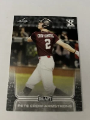 2020 Leaf Draft - Pete Crow-Armstrong #41 (RC) - Image 1 of 2