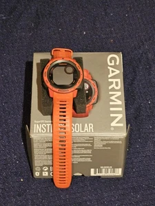 Garmin Instinct Solar, Flame Red / Rot, Outdoor-Uhr, in OVP - Bild 1 von 19