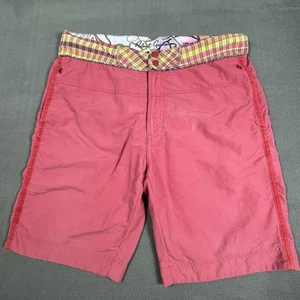 Robert Graham Shorts Swim Trunks Mens 34 Pink Drawstring Lined Pockets Beach - Picture 1 of 14