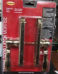 Larson CH3020701 Brass Storm Door Latch Mortise For LARSON Storm Doors - Picture 1 of 4