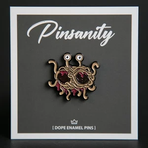 Fliegendes Spaghettimonster Anstecknadel - schneller Versand aus USA - Brosche - Pastafarian - Bild 1 von 2