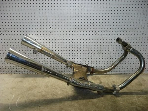 HONDA 82 83 CM400 CM400A HONDAMATIC EXHAUST SYSTEM MUFFLERS MUFFLER CHROME ASSY - Picture 1 of 24