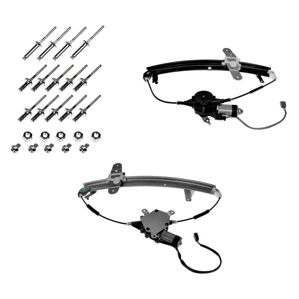 For Ford Crown Victoria 92-11 3-Pc Power Window Regulator & Motor Assembly Kit Foto 1 de 1