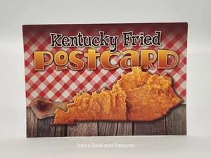 Postal de recuerdo de Kentucky Kentucky postal frita saludos desde Kentucky - Imagen 1 de 2