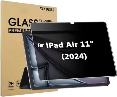 Privacy Screen Protector for iPad Air 11-inch M3 2025 & M2 2024, hyaline - Image 1 of 4