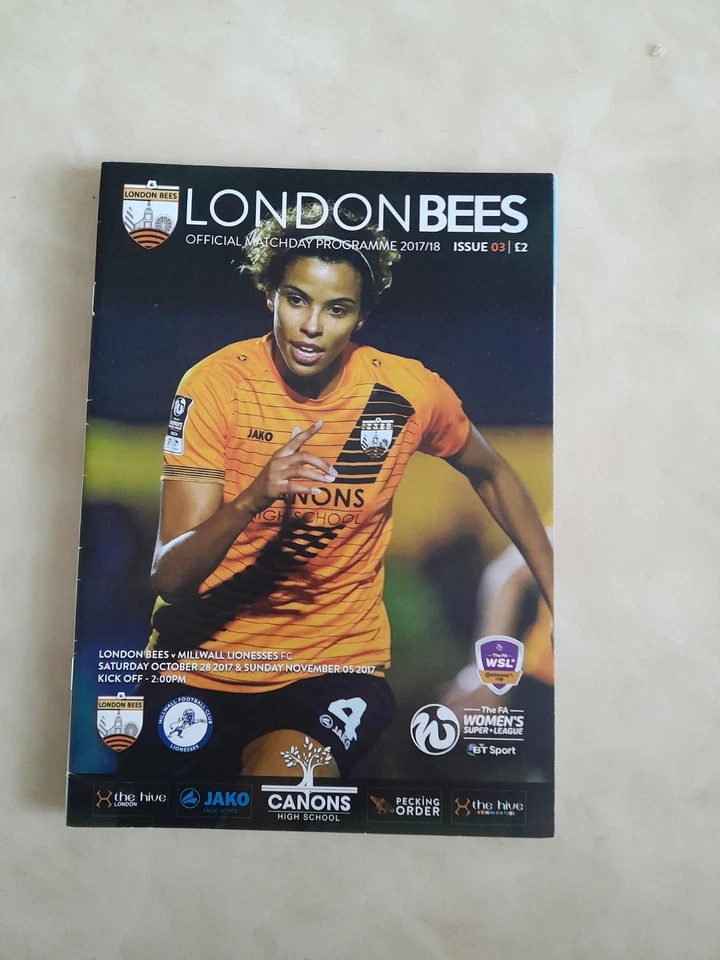 LONDON BEES V MILLWALL LIONESSES ( SATURDAY 28TH OCTOBER 2017 ) - Image 1 of 1