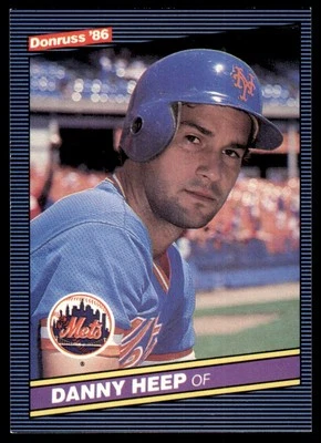 1986 Donruss Danny Heep New York Mets #556 - Image 1 of 2