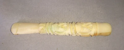 ANCIEN BEAU PORTE FUME CIGARETTE CIGARE SCULPTE 19 siècles - Photo 1/4