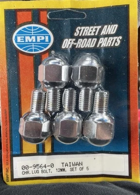 Juego de 9 piezas de calle y todoterreno EMPI cromadas 12 mm 00-9564-0 - Taiwán Foto 1 de 2