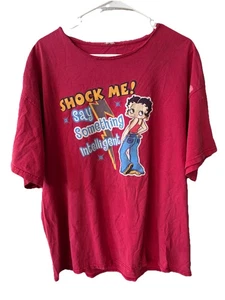 Vtg Betty Boop Shock Me T-shirt - Picture 1 of 6