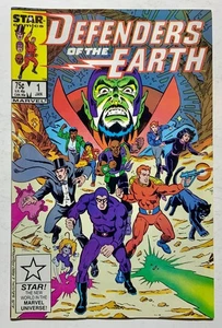 Cómics de Defensores de la Tierra #1 Edad de Cobre 1987 dibujos animados niño Marvel - Imagen 1 de 2