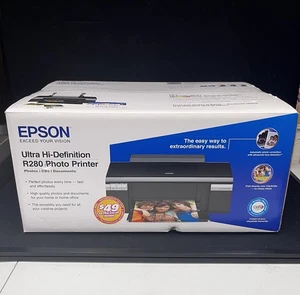 Epson R280 Ultra Hi Definition Photo Color Inkjet Printer Brand New SEALED - Picture 1 of 9