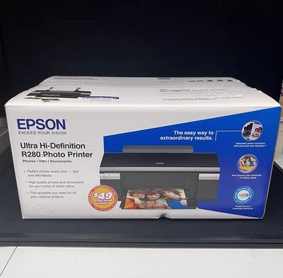 Epson R280 Ultra Hi Definition Photo Color Inkjet Printer Brand New SEALED - Image 1 of 4