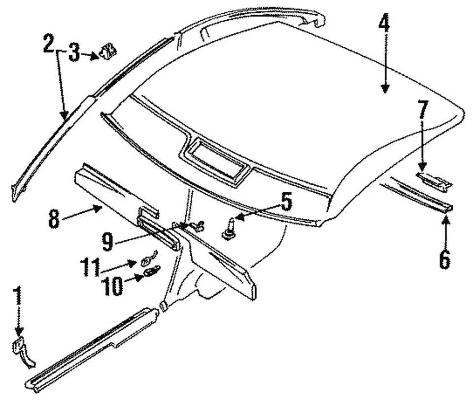 Suporte de viseira Mitsubishi genuíno MB772293 - Imagem 1 de 1
