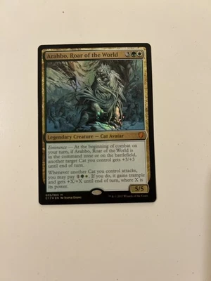 Arahbo, Roar of the World Commander 2017 Foil - Image 1 of 2