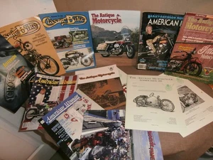 13 Classic Bike American Woman Iron AMC The Antique Motorcycle Magazines 1971 up - Imagen 1 de 14