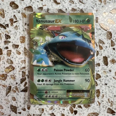 Pokémon TCG M Venusaur EX 1/108 Evolutions Ultra Rare MISPRINT OC - Image 1 of 2