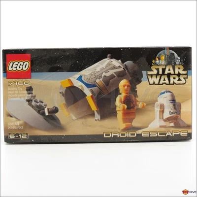 Star Wars Lego Droid Escape 7106 with C3PO and R2D2 minifigs sealed box - Image 1 of 4