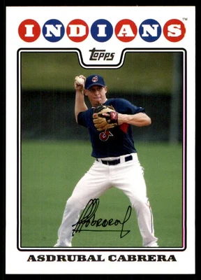 Asdrubal Cabrera 2008 Topps Indians #CLE3 Indians MLB READ FREE SHIPPING - Image 1 of 2