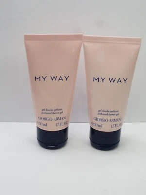 GEL DE DUCHA PERFUMADO GIORGIO ARMANI MY WAY 1,7 OZ *LOTE DE 2* Foto 1 de 3