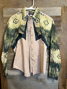 VTG RoughRider By Circle T Womens Cowgirl Western Rodeo Shirt Size Medium - Picture 1 of 4