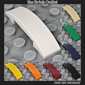 LEGO 4x1 Slope Curved Part 93273 "NEW" - All Colors Available Including "RARE" - Picture 1 of 35