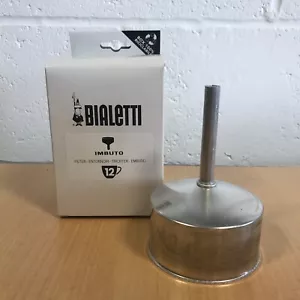 Filtro de embudo para olla Bialetti 12 tazas Moka Express - totalmente nuevo en caja - hecho en Italia - Imagen 1 de 3