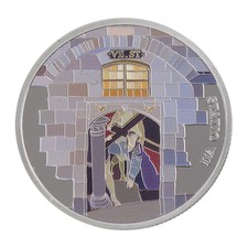 Jesus falls second time Coin Medal Medal 2016 Silver Medals Collectible Gift