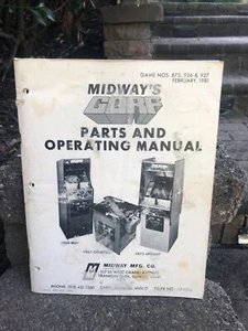 Gorf by Midway Video Arcade Parts & Operating Manual - Picture 1 of 5