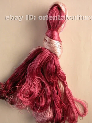 Chinese 100%real natural mulberry silk,hand-dyed embroidery silk floss/thread - Image 1 of 4