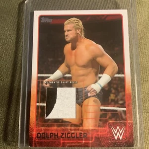 WWE Dolph Ziggler 2015 Topps Event Used Shirt Relic Card Black & White - Picture 1 of 2