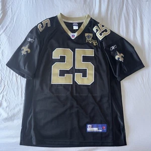 Reebok Men’s NFL On Field Jersey Size 54 Black Reggie Bush Saints - Picture 1 of 16