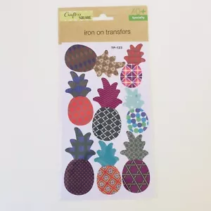 Aufbügeln Transfers Stoff Ananas Aufkleber Handwerker Quadrat Nähen Aufkleber St-12 - Bild 1 von 6