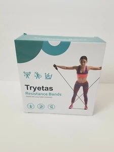 Tryetas Resistance Bands Seated And Lying Cable Crossovers New 10lbs-30lbs - Picture 1 of 3