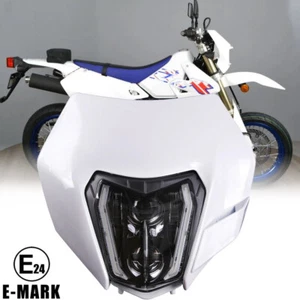 For SUZUKI DR-Z400 E/S/SM DRZ400SM DRZ400S DRZ400E LED Headlight White Fairing - Picture 1 of 14