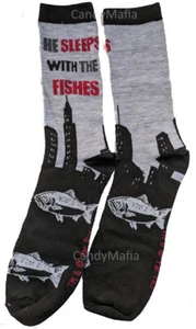 Il Padrino Mafia Movie CALZINI Calzini Divertenti Lunghi Nero Crew Socks - Dormi Pesci - Foto 1 di 3