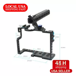 NUOVA gabbia videocamera GH5 con manico superiore per fotocamera Panasonic Lumix GH5 - Foto 1 di 9